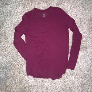 Long sleeve Maroon Aerie Sweater